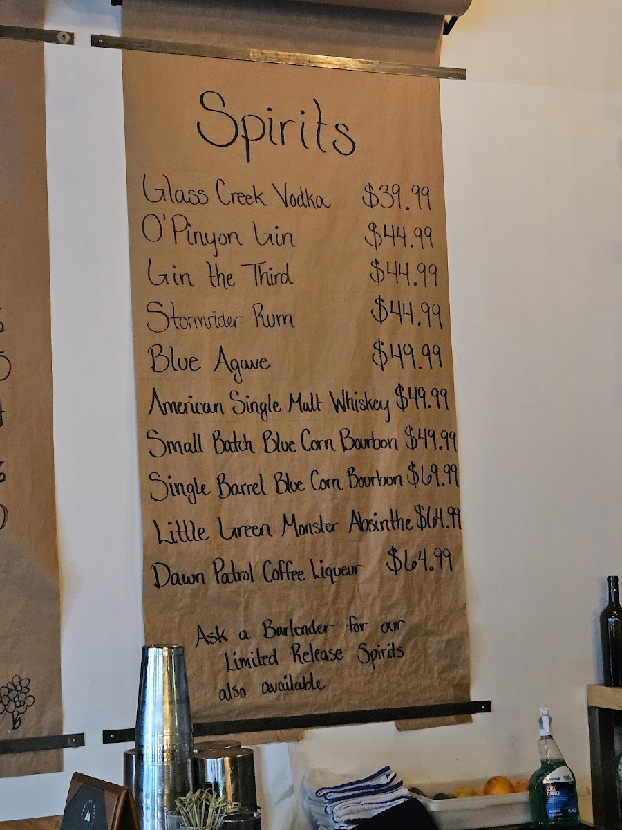 Menu Shelter Distilling-4