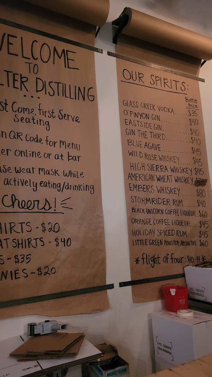 Menu Shelter Distilling-6