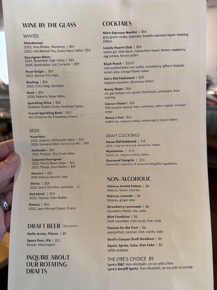 Menu Shepherd & Sims-8