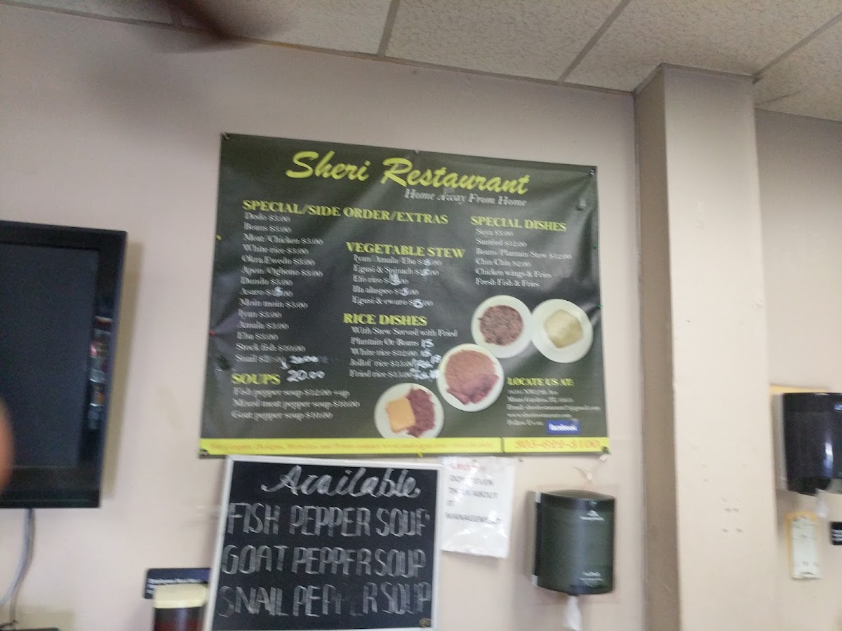 Menu Sheri African Restaurant-6