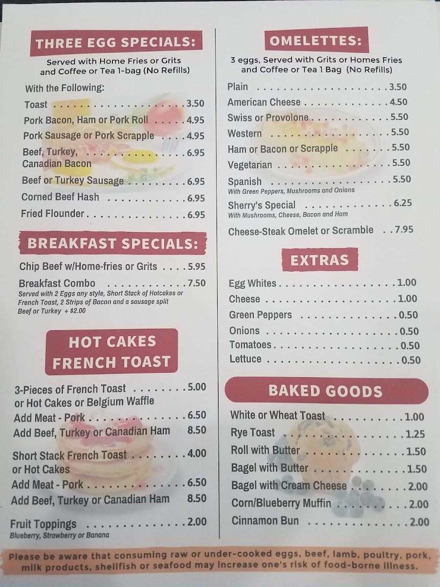 Menu Sherry’S Restaurant-3