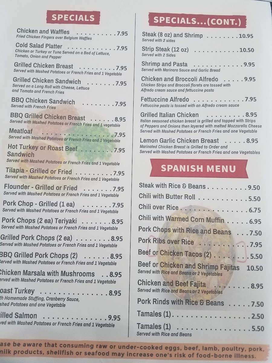 Menu Sherry’S Restaurant-5