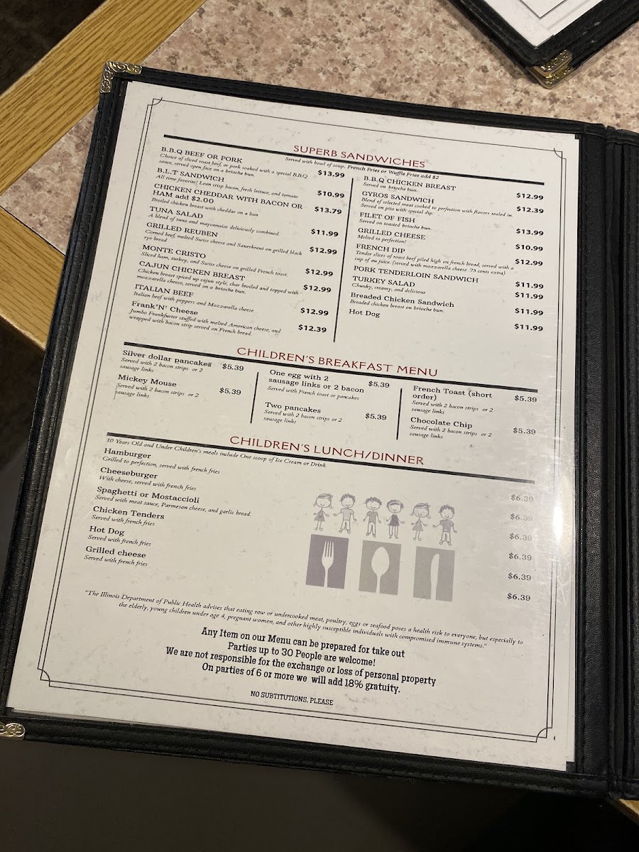 Menu Sherwood Oaks Waffle Cafe-9