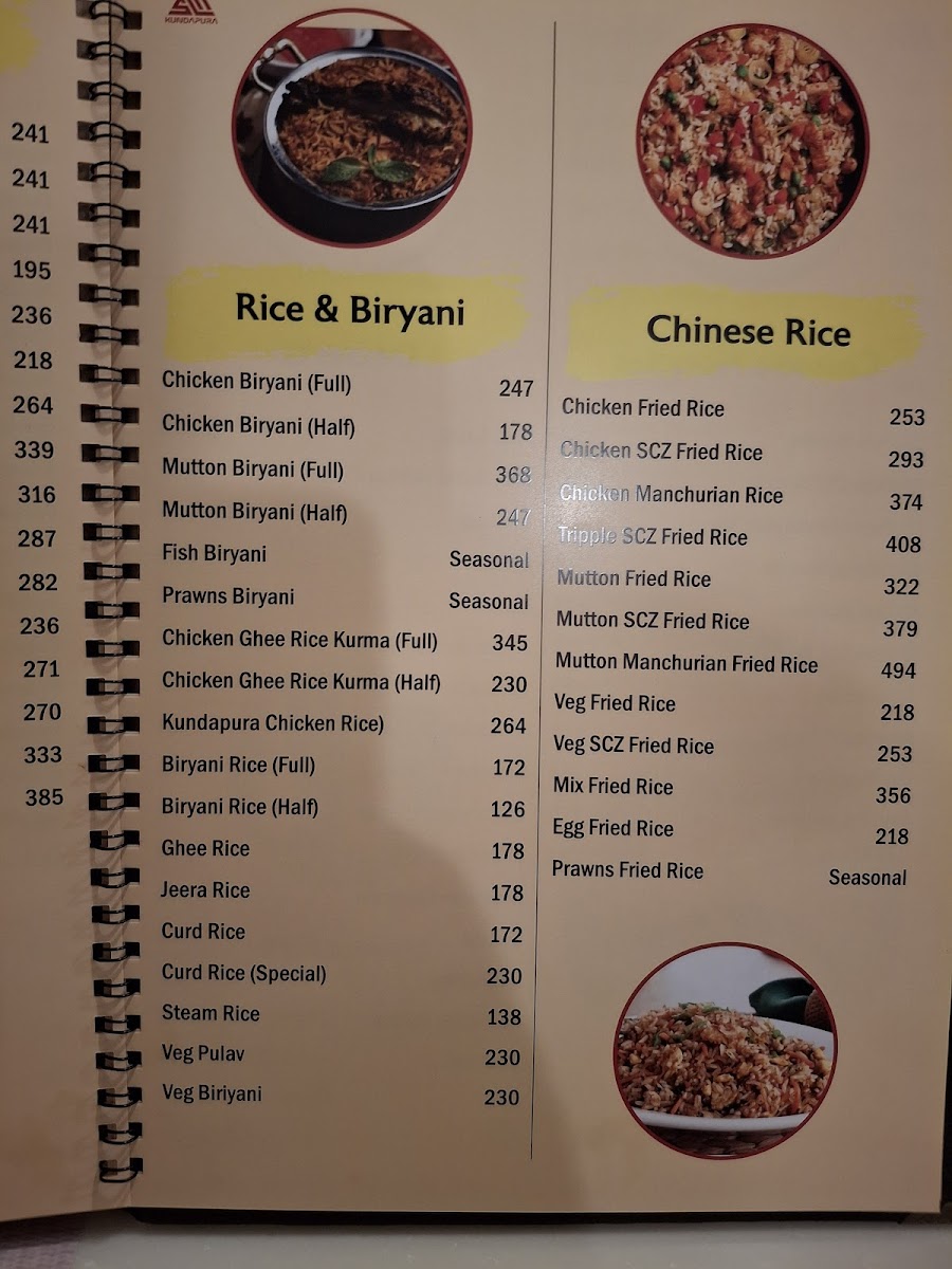 Menu Shetty Lunch Home Estd. 1956-9