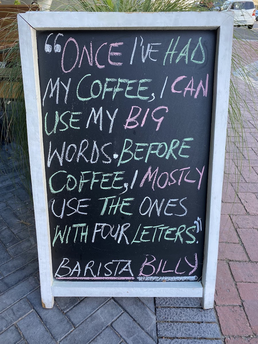Menu Shift Espresso Bar | Glengariff-10