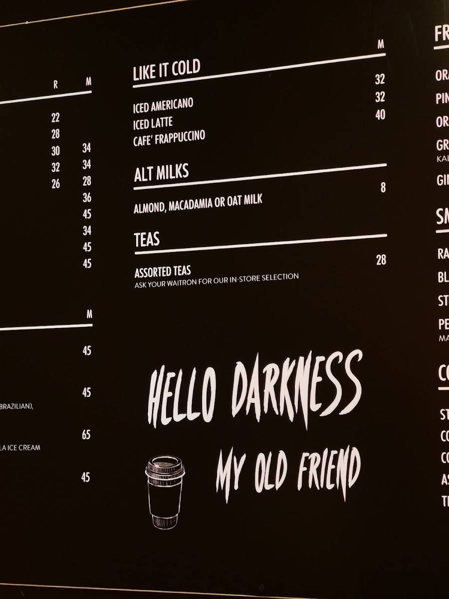 Menu Shift Espresso Bar | Glengariff-6