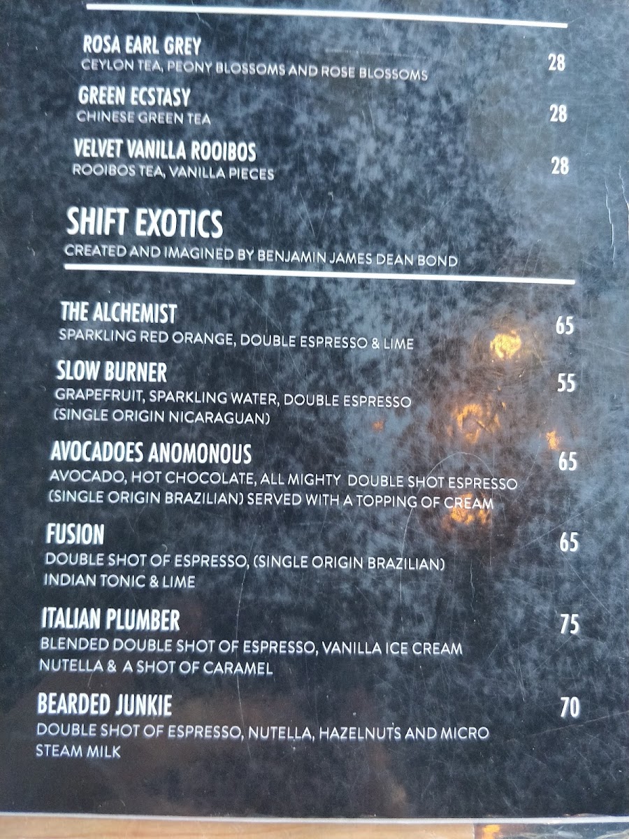 Menu Shift Espresso Bar | Waterway House-7