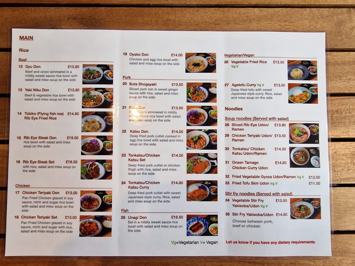 Menu Shiitakeya-6