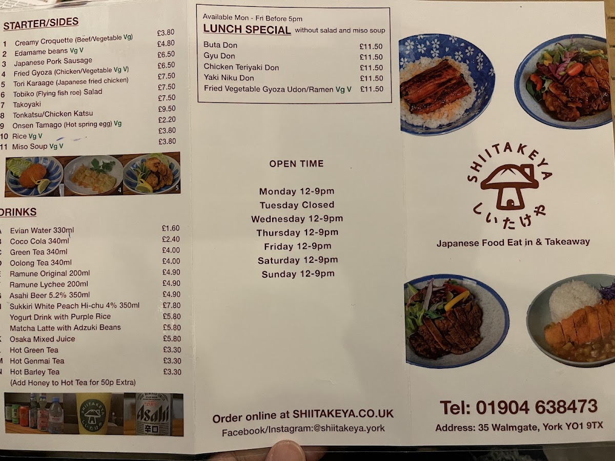 Menu Shiitakeya-8