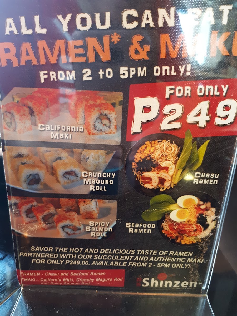 Menu Shin Yuu Japanese Cuisine-1