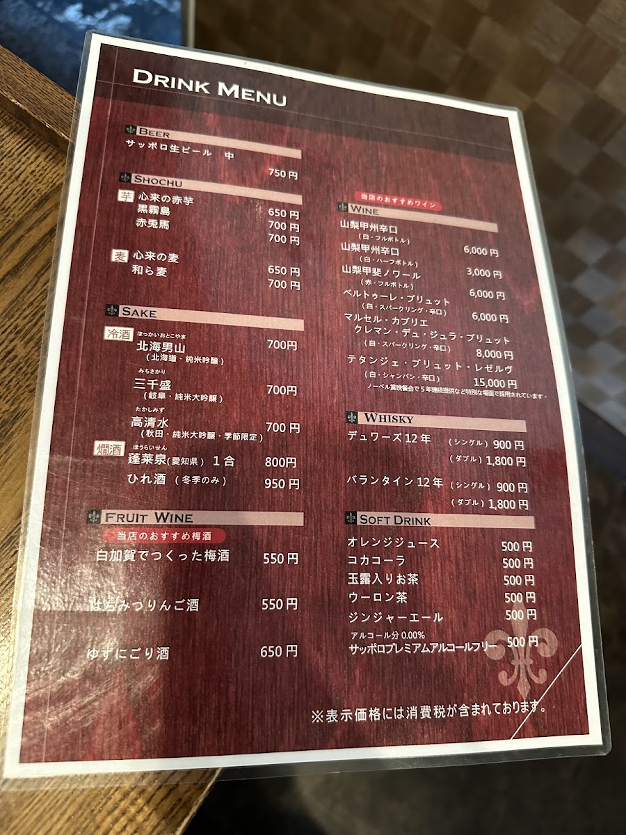 Menu Shinra-2