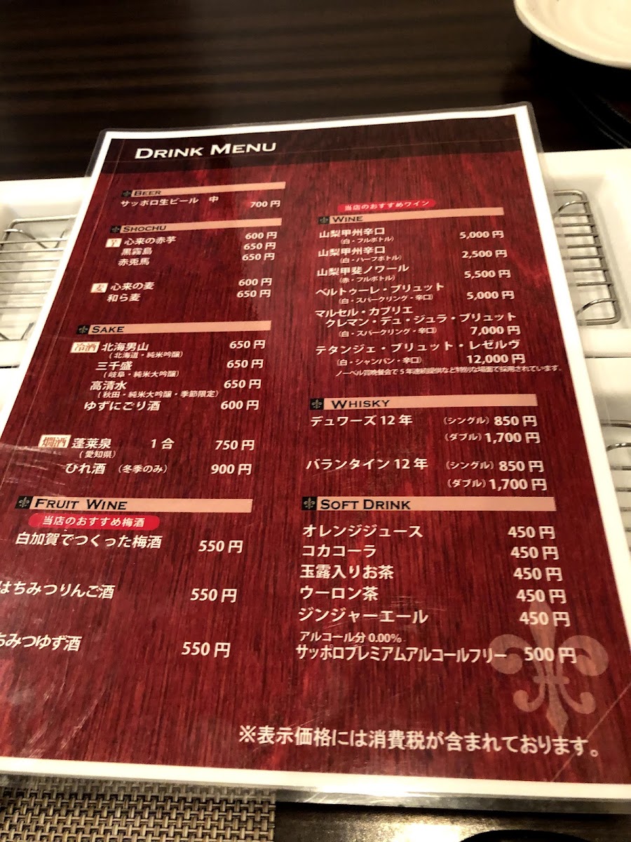 Menu Shinra-3