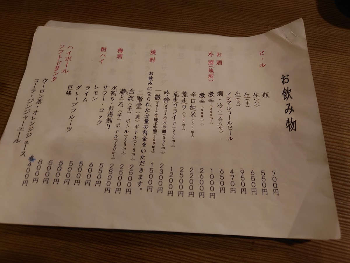 Menu Shinsui-3