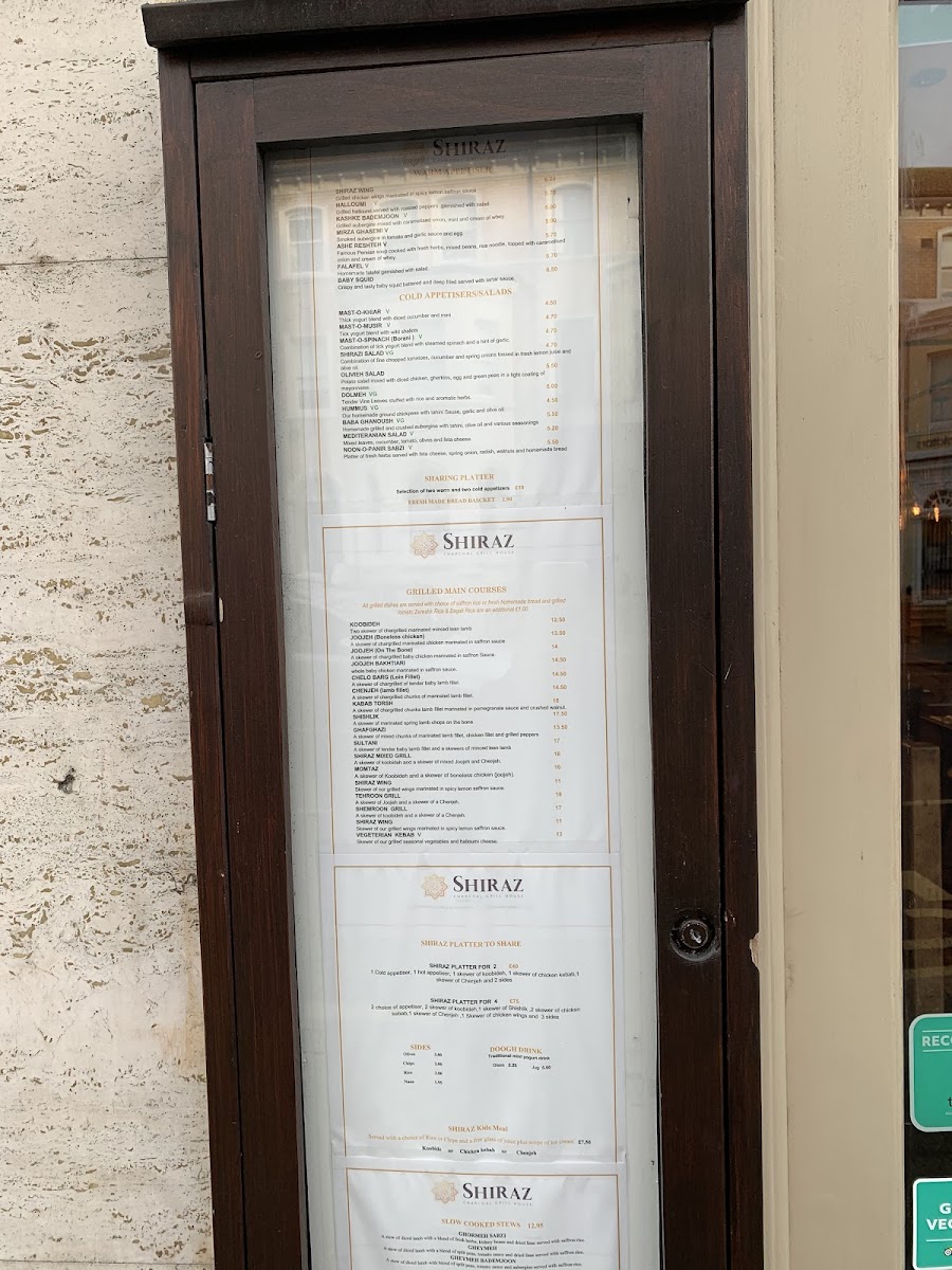 Menu Shiraz Persian Restaurant-10