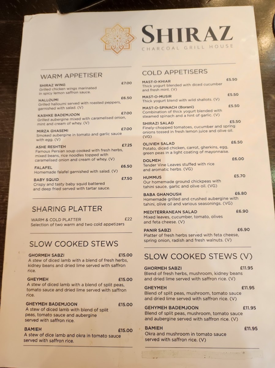 Menu Shiraz Persian Restaurant-2