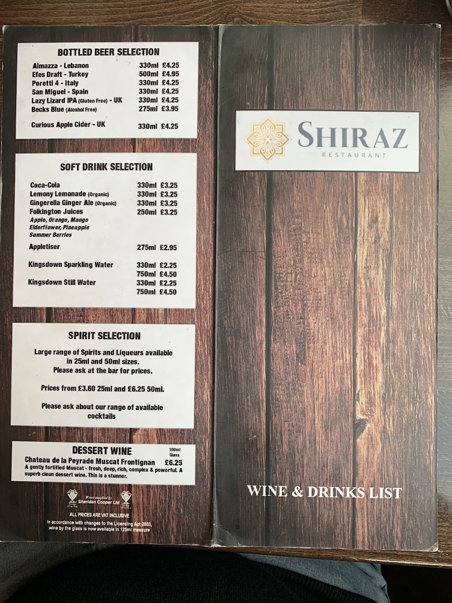Menu Shiraz Persian Restaurant-9