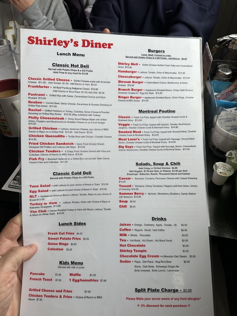 Menu Shirley's Diner-4