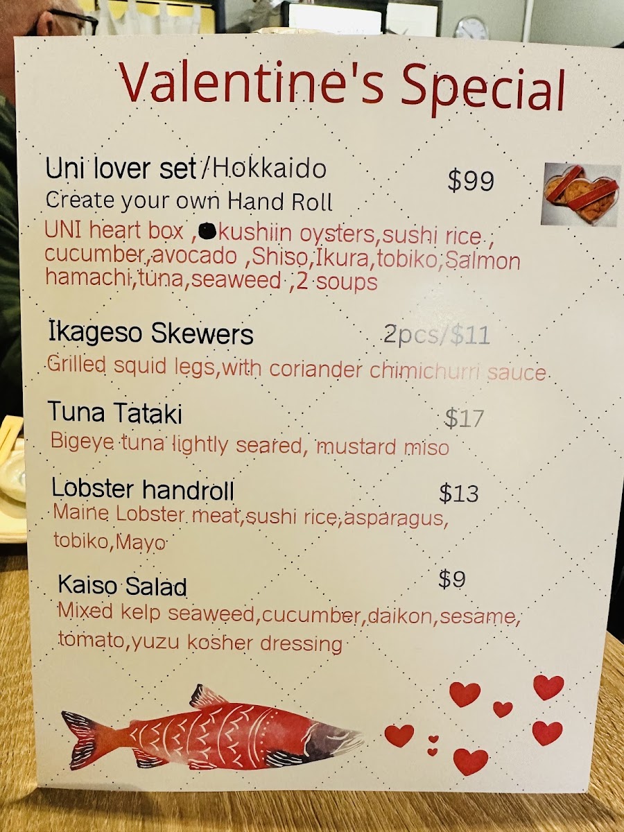 Menu Shiro Kuma Sushi-1