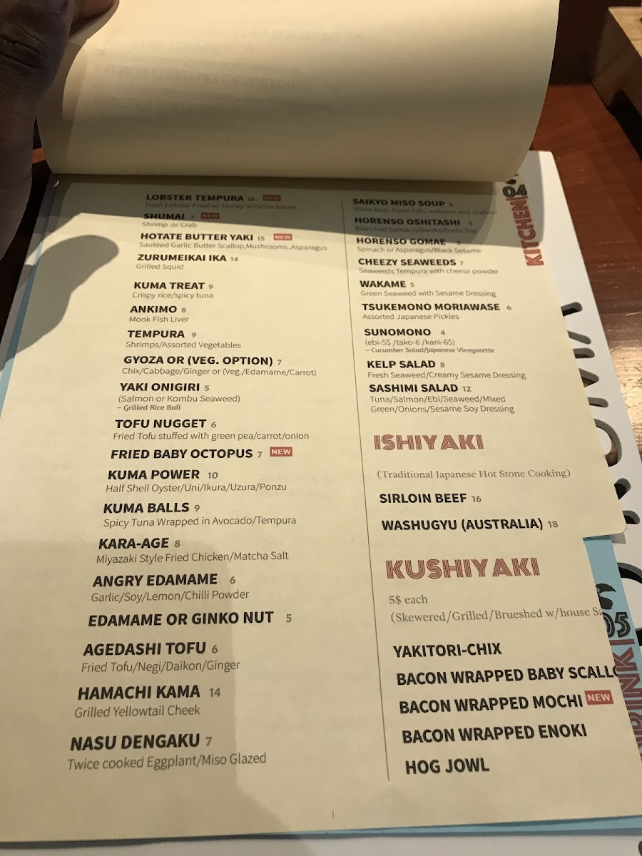 Menu Shiro Kuma Sushi-6