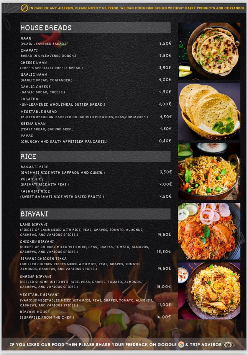 Menu Shiva - Restaurant Indien-3