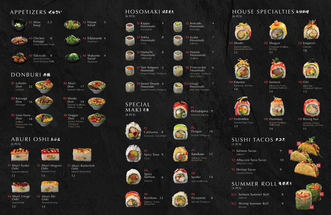 Menu Shodo Sushi-1