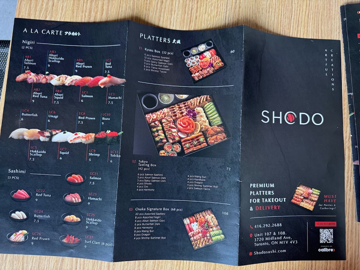 Menu Shodo Sushi-2
