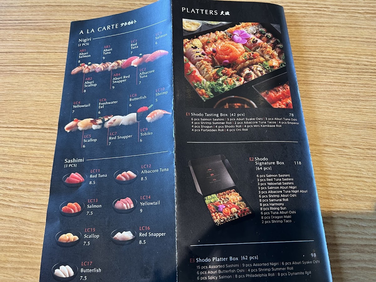 Menu Shodo Sushi-8