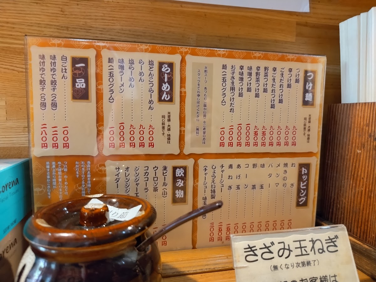 Menu Shoei-5