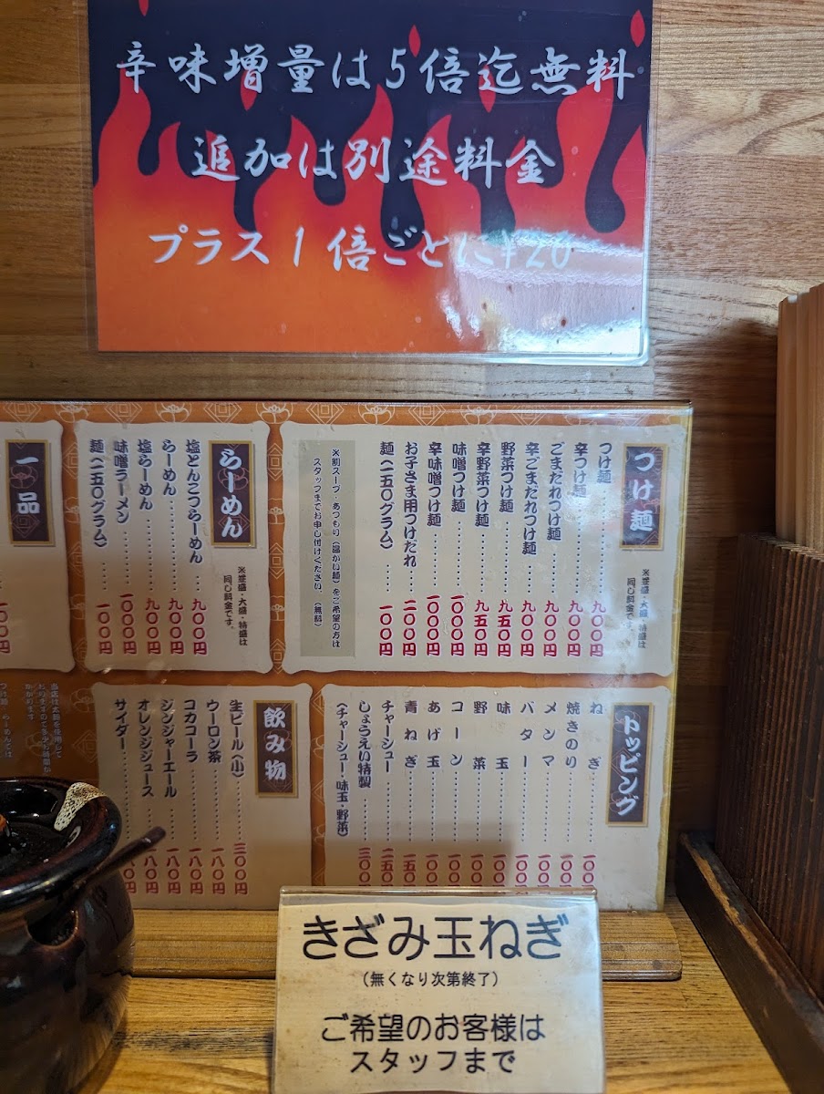 Menu Shoei-8