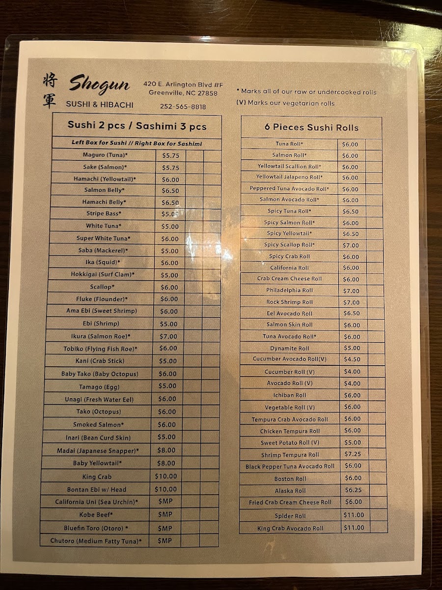 Menu Shogun Japanese Restaurant-3