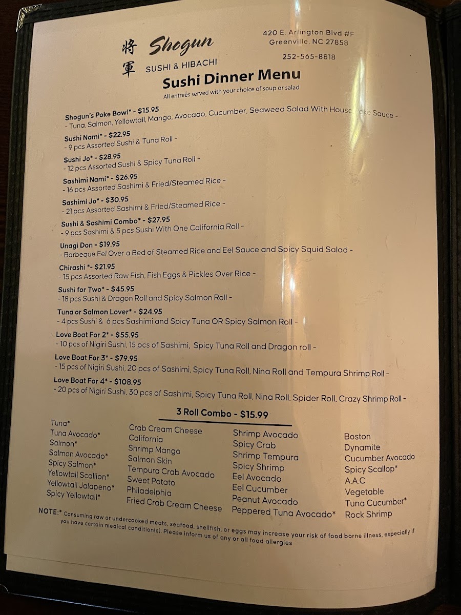 Menu Shogun Japanese Restaurant-4