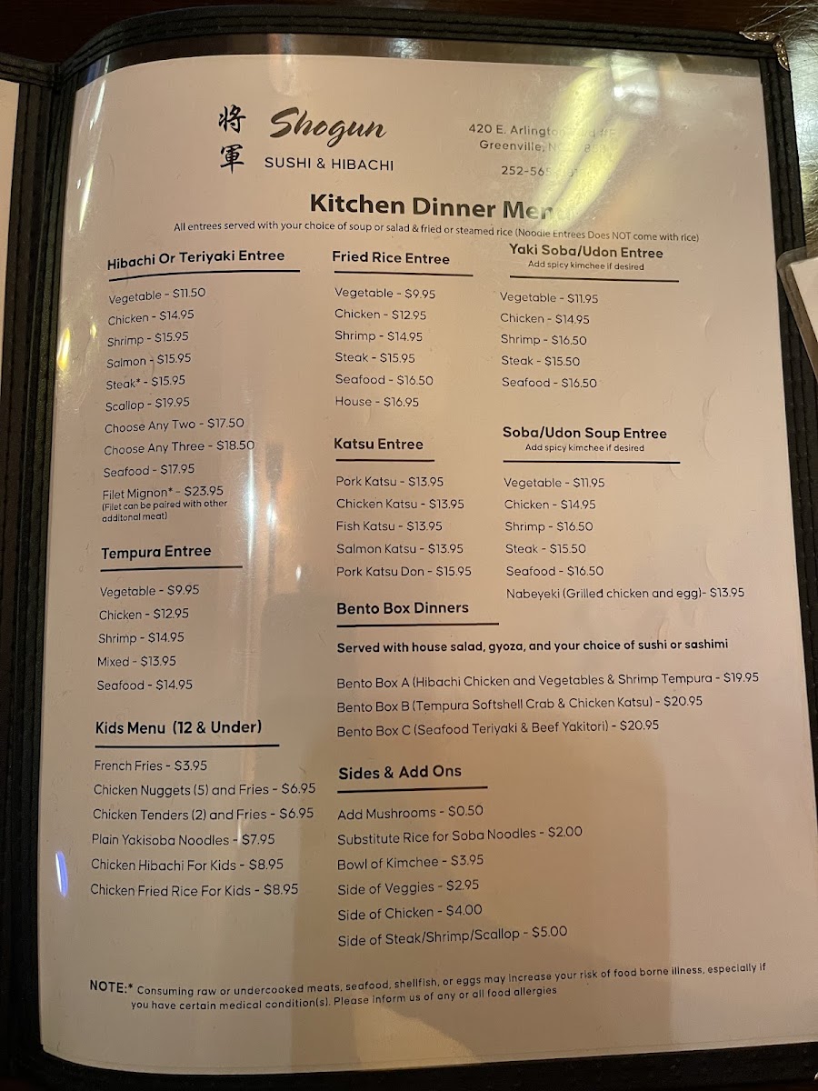 Menu Shogun Japanese Restaurant-7