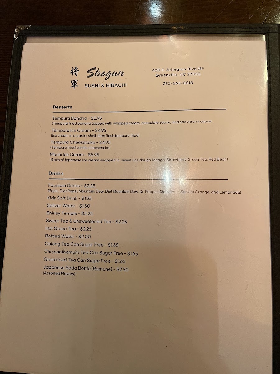 Menu Shogun Japanese Restaurant-9