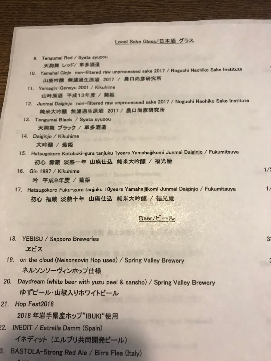 Menu Shókudō Yarn-4