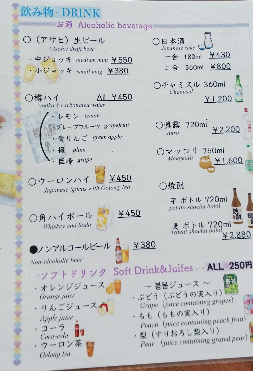 Menu Shokudo Yuri-4
