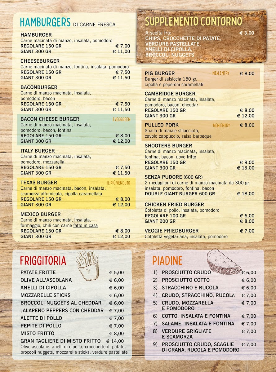 Menu Shooters Bar | Burger Rimini-2