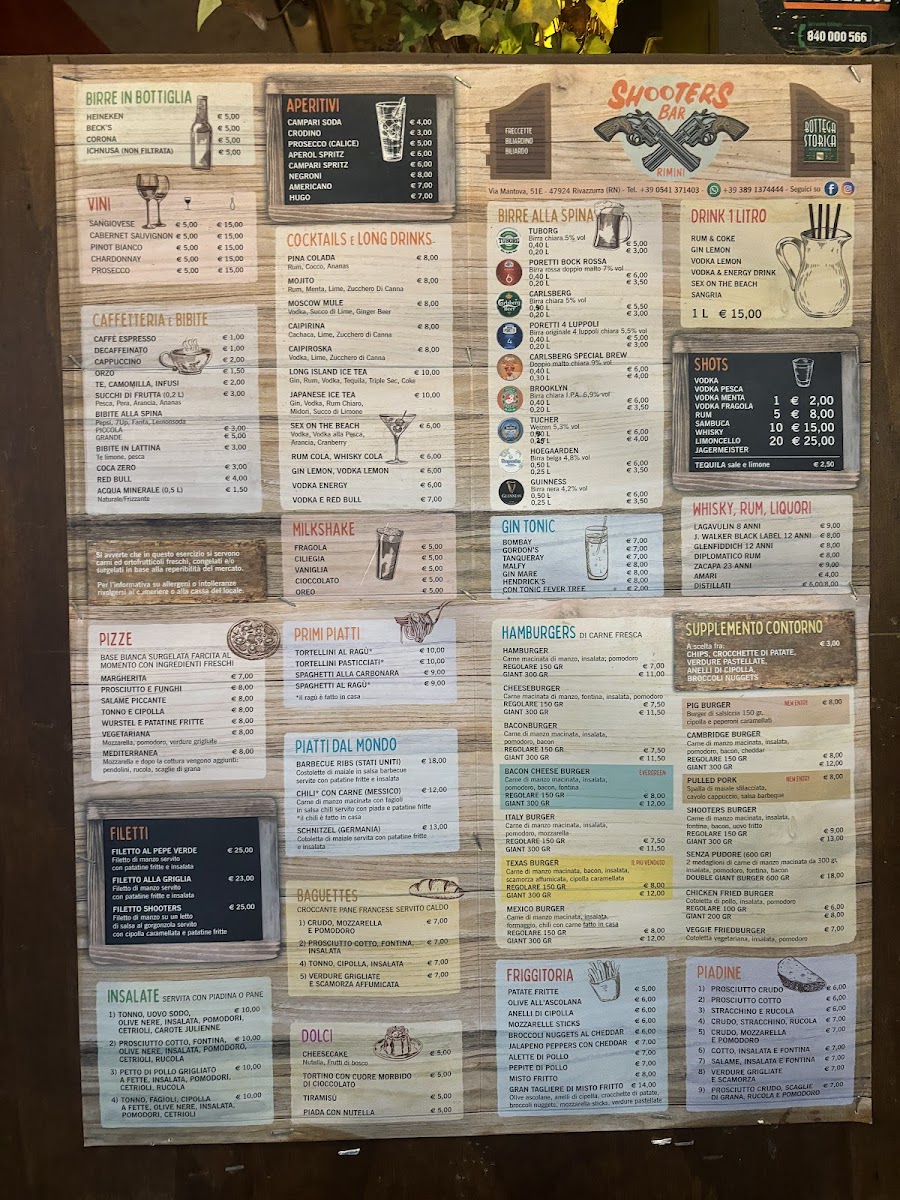 Menu Shooters Bar | Burger Rimini-6