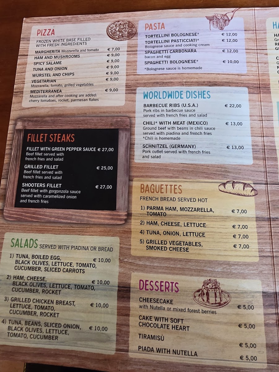 Menu Shooters Bar | Burger Rimini-8
