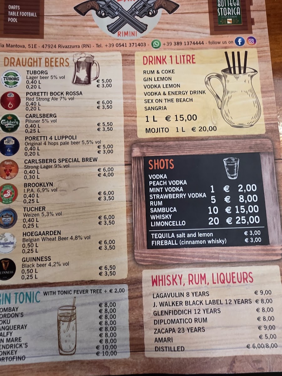 Menu Shooters Bar | Burger Rimini-9