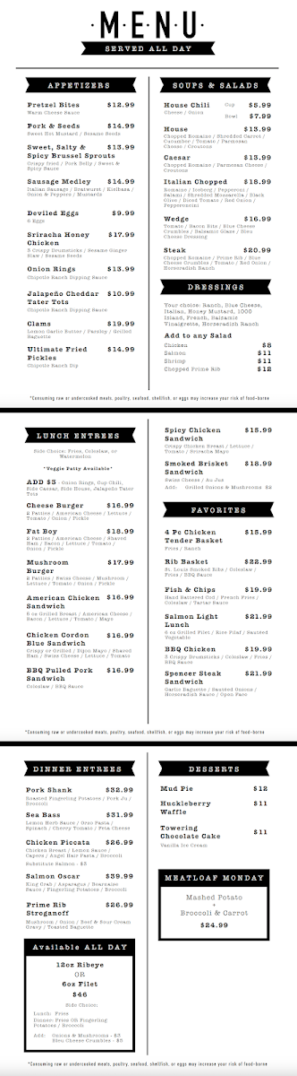 Menu Shooters Bar & Grill-2
