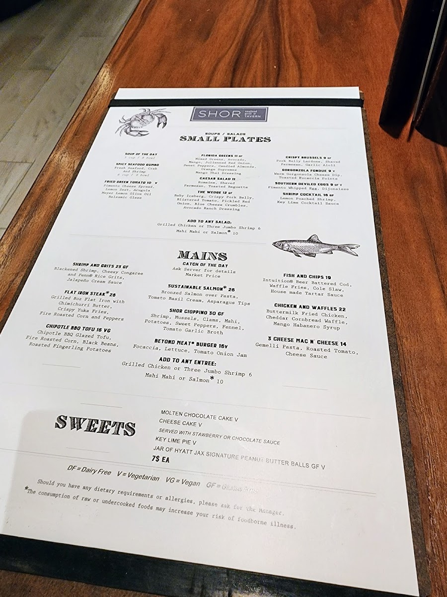 Menu Shor Seafood Grill-2