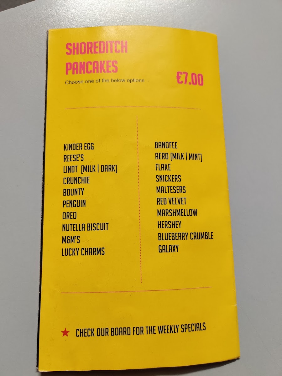 Menu Shoreditch Bar And Kitchen-9