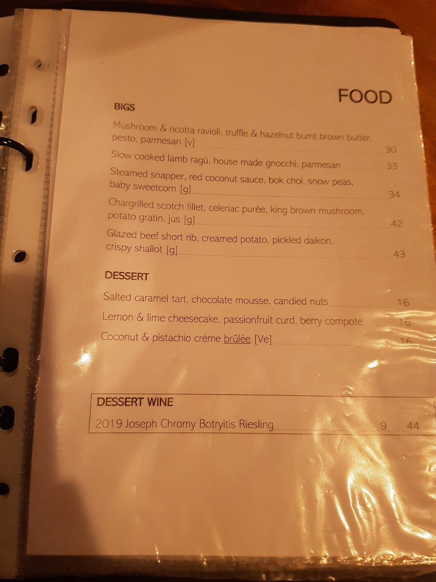 Menu Shorties Bar & Dining-1