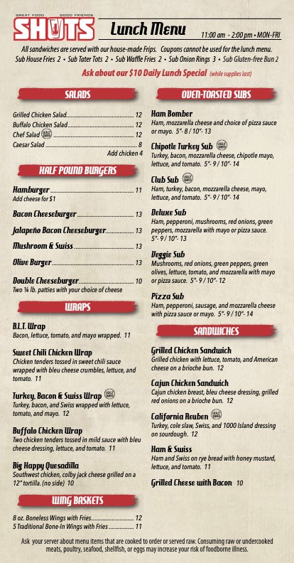 Menu Shots-3