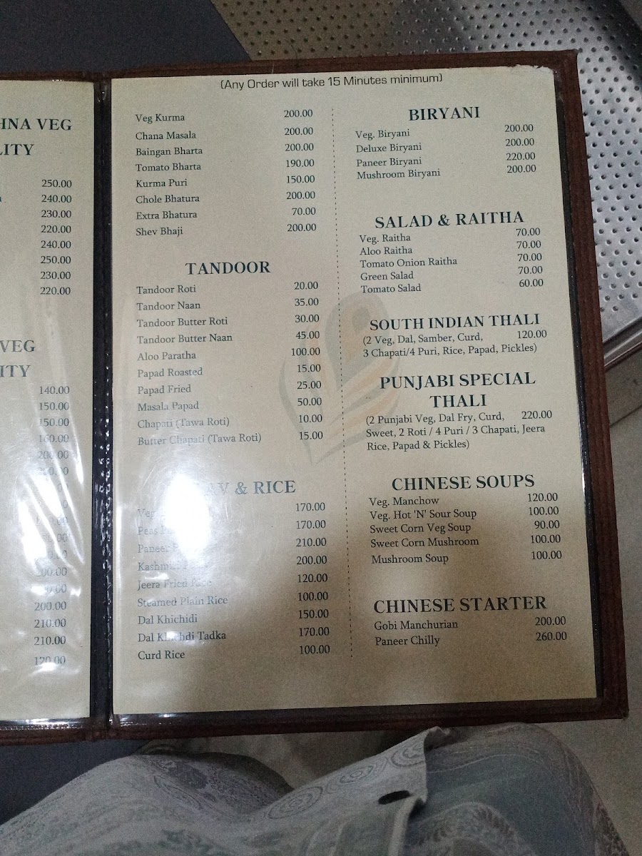 Menu Shree Krishna Palace-8