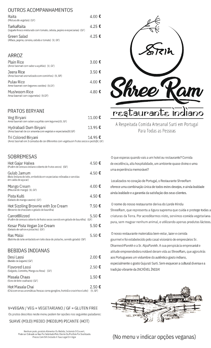 Menu Shree Ram Vegetarian Restaurant-4