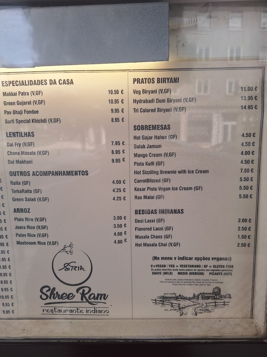 Menu Shree Ram Vegetarian Restaurant-7