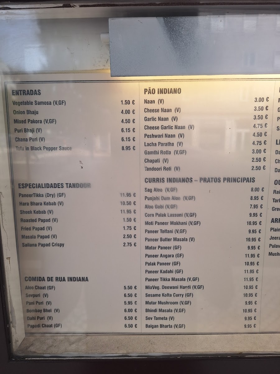 Menu Shree Ram Vegetarian Restaurant-8