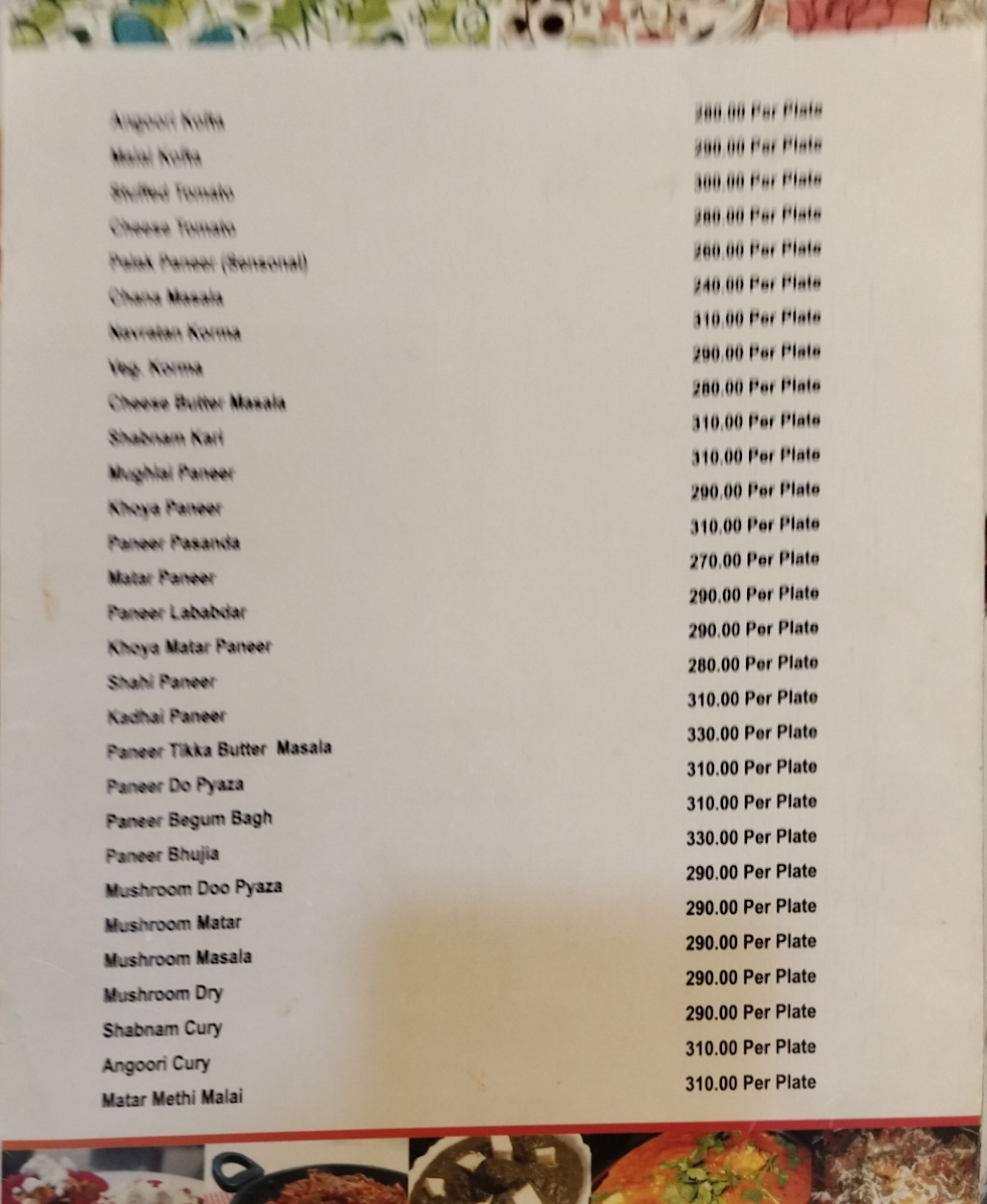 Menu Shri Kaleva Restaurant-10