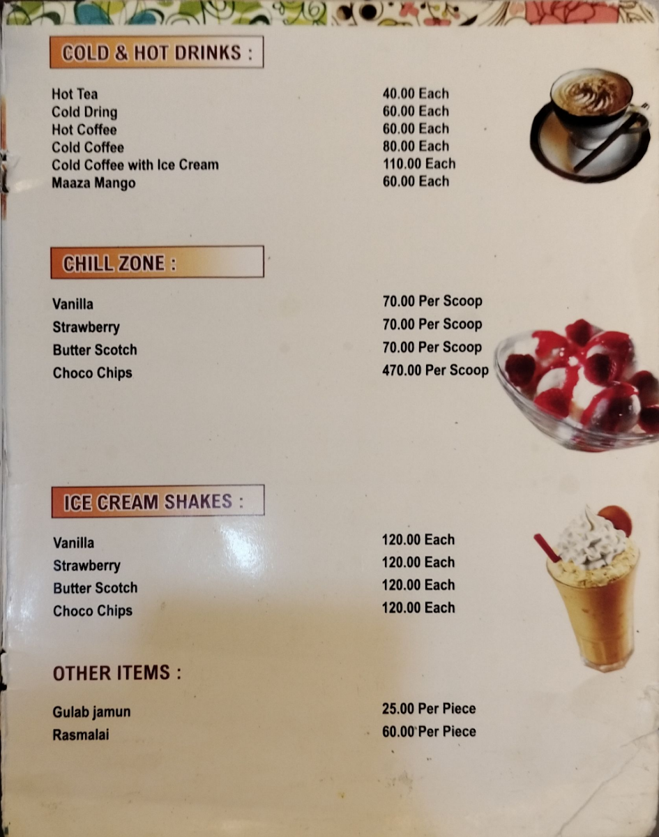 Menu Shri Kaleva Restaurant-9